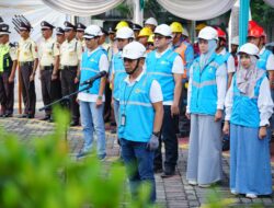 Peringati Hari K3 Nasional, PLN UP3 Sidoarjo Laksanakan Apel Gelar Pasukan dan Peralatan