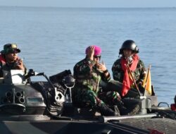 Lattek WJY 23, Siswa Marinir Kodikmar Kodiklatal Laksanakan Latihan Pendaratan Amfibi