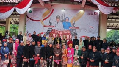Gunungan Sedekah Bumi, Warnai Harjasda Sidoarjo ke 166