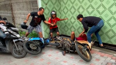 Polisi Gagalkan Aksi Curanmor di Surabaya, Dua Pelaku Tersungkur