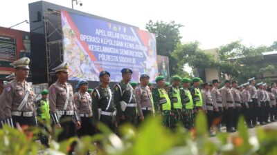 Polresta Sidoarjo Gelar Operasi Keselamatan Semeru 2025, Wujudkan Budaya Tertib Lalu Lintas