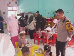 Kunker YKB Jatim, Kapolres Bangkalan Dampingi Ketua Bhayangkari Cabang Bangkalan Dukung Program Makan Bergizi Gratis