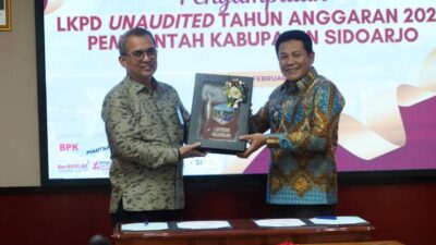 Serahkan LKPD 2024, Plt. Bupati Sidoarjo Targetkan Kembali Opini WTP