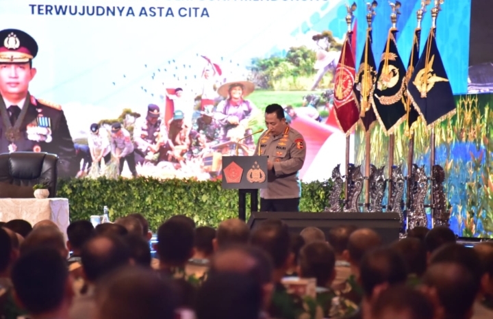 Foto : Dankodiklatal Hadiri Rapim TNI - Polri 2025 Pimpinan Presiden RI Prabowo Subianto