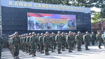 Foto : Siswa Dikmata TNI AL Angkatan 44/2 TA. 2024 Laksanakan Tupdik Sarrit dan Pembukaan Diksargol Puslatdiksarmil Kodiklatal