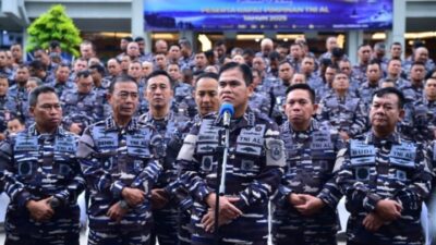 Foto : Dankodiklatal Ikuti Rapim TNI AL Tahun 2025