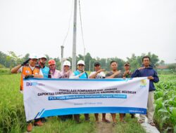 Dukung Program Pompanisasi, PLN Sidoarjo Operasikan Pompa Gapoktan Banyuasin