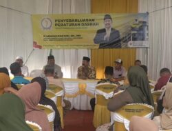H. Akhmad Marjuki Sosialisasikan Perda No. 1 Tahun 2021 Tentang Fasilitasi Penyelenggaraan Pesantren di Desa Cipayung”