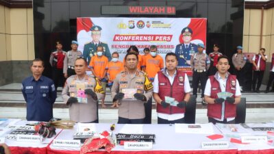 Peredaran Uang Palsu Berhasil Diungkap Polresta Sidoarjo