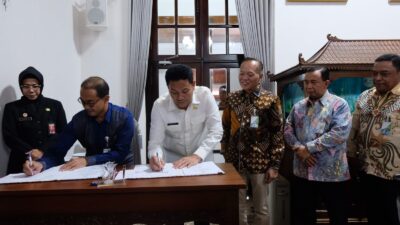 Jamin Kesejahteraan Sosial, Bupati Subandi Teken MoU dengan BPJS Ketenagakerjaan