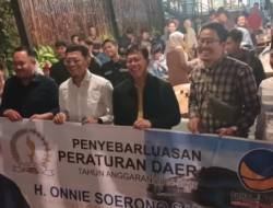 H. Onnie Soerono Sandi Sosialisasikan Perda Provinsi Jawa Barat Nomor 1 Tahun 2021 Tentang Fasilitasi Pesantren di Desa Sukaluyu