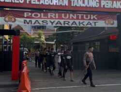 Sat Samapta Polres Pelabuhan Tanjung Perak Amankan 11 Remaja Hendak Tawuran