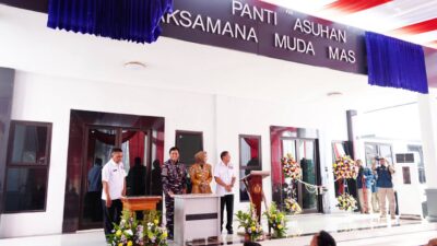 Wakil Bupati Sidoarjo dan Kasal Resmikan Gedung Panti Asuhan Laksamana Muda Mas Pardi di Candi