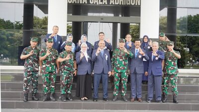 Perkuat Sinergi Pendidikan dan Pengembangan SDM, Rektor UHT Lakukan Courtesy Call ke Dankodiklatal