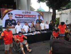 Perampokan Sadis Driver Online di Surabaya Ditembak 2 Betisnya 