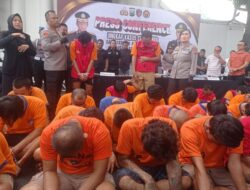 Polrestabes Surabaya Bekuk 41 Bandit Curanmor 6 Penadah Digelandang