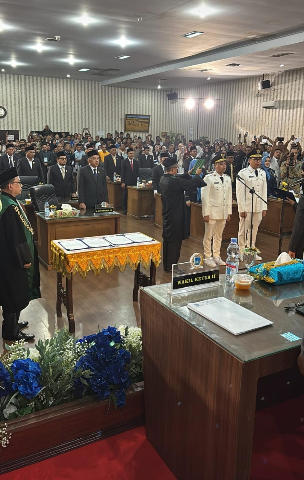 Keterangan Foto: Walikota dan Wakil Walikota Langsa Masa Jabatan 2025 - 2030 Resmi Dilantik 