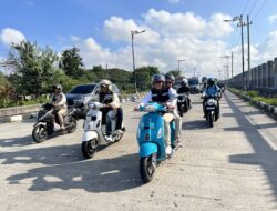 HUT ke 69 Penerbangan Angkatan Laut Bupati Subandi Ikut Meriahkan Scooter Riding