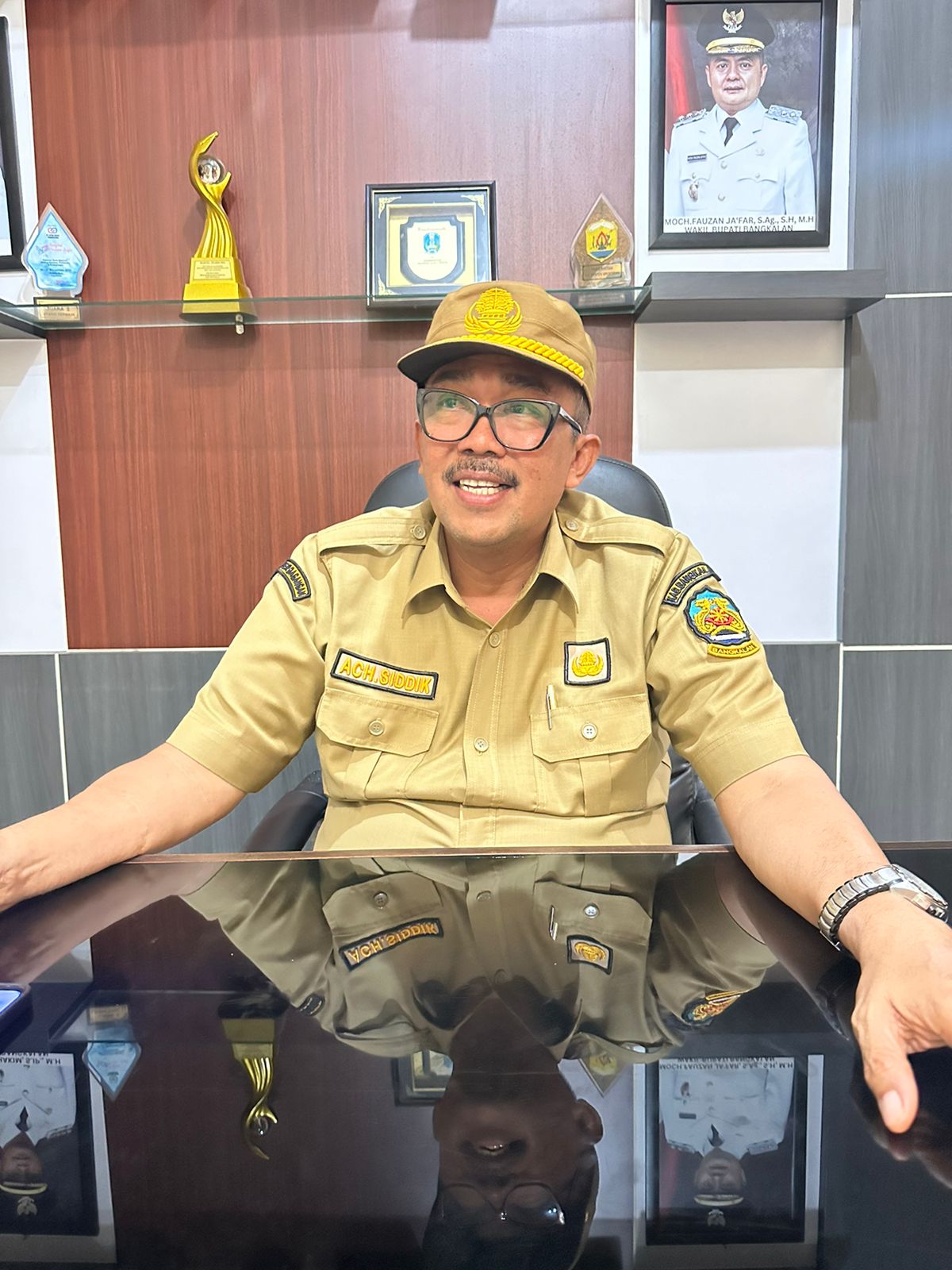Kepala Dinas Diskop-UMDAG Bangkalan, Achmad Siddik