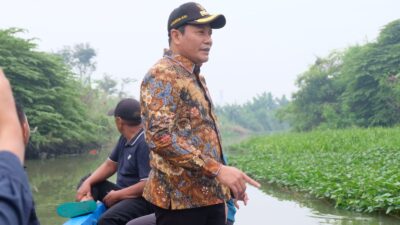 Bupati Subandi Susuri Sungai Mbah Gepuk, Minimalisasi Banjir Bupati Lakukan Susur Sungai Mbah Gepuk