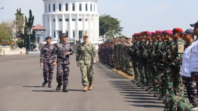 Keterangan Foto: Latma CARAT 2025 Resmi Dibuka, TNI AL dan US Navy Perkuat Sinergi Maritim