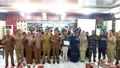 ‎Keterangan Foto : Wali Kota Langsa Lantik dan Kukuhkan Forum Anak Kota Langsa Periode 2025-2027