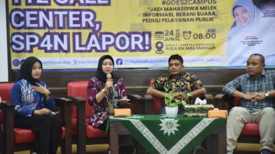 Gandeng Umsida, Dinas Kominfo Sidoarjo Kenalkan Layanan PPID, SP4N LAPOR dan Call Center Sidoarjo 112