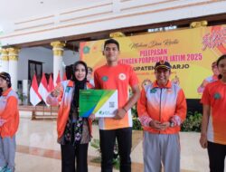 Kontingen Porprov IX Sidoarjo Gelombang II Diberangkatkan Wakil Bupati Mimik Idayana