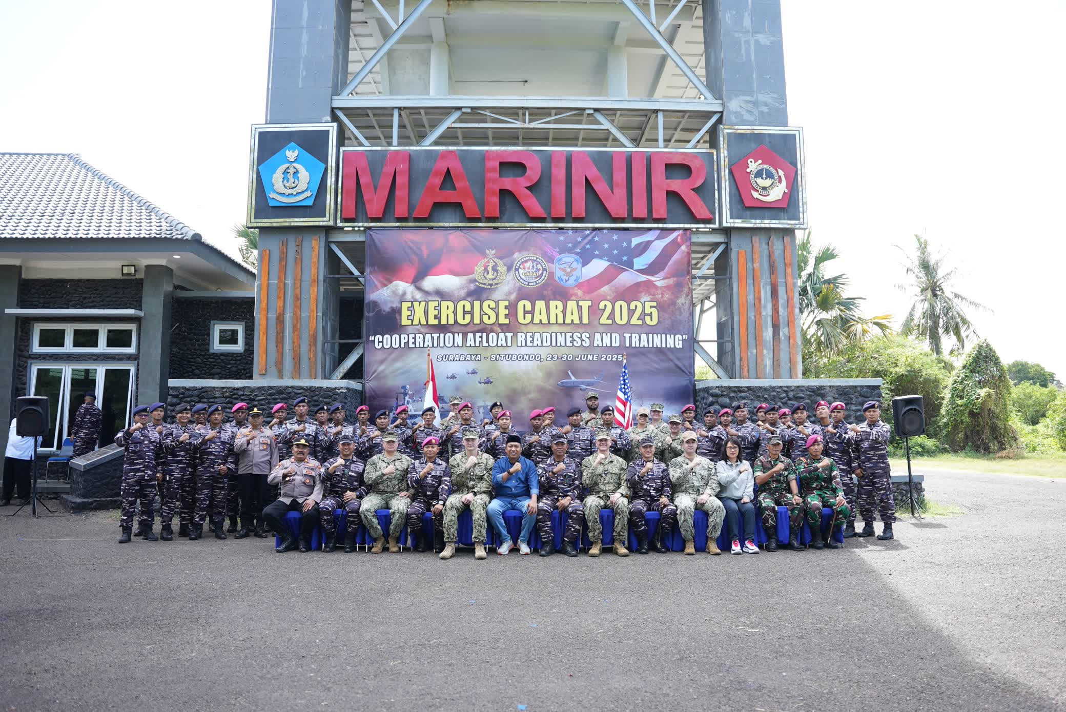 Keterangan Foto: Latihan Bersama CARAT 2025 Resmi Ditutup, Tekankan Sinergi Kemanusiaan dan Operasi Maritim