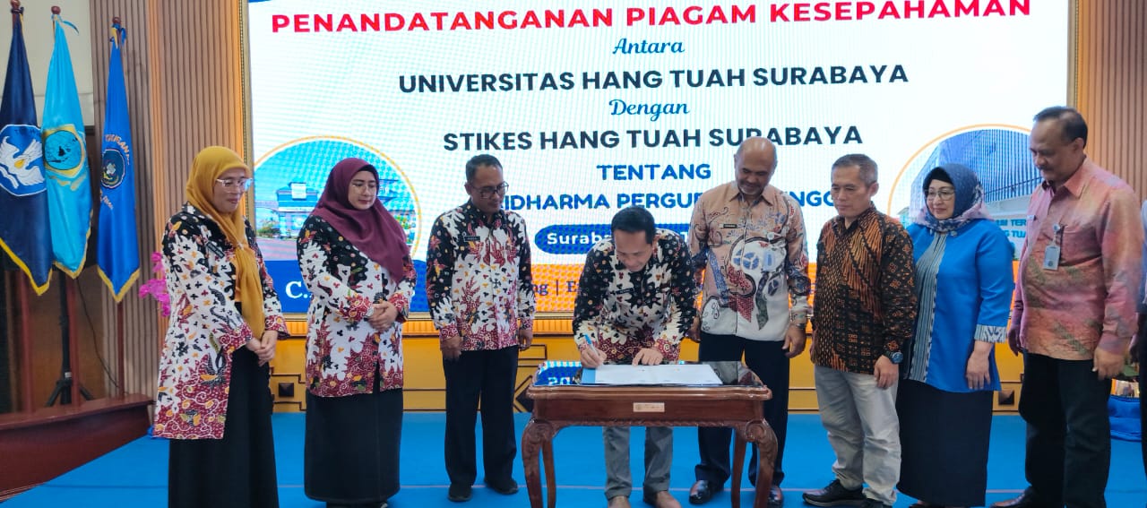 Universitas Hang Tuah dan STIKES Hang Tuah Surabaya Teken Penandatanganan Piagam Kesepahaman