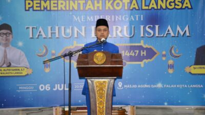 Pemko Langsa Gelar Tausiah Akbar Peringati Tahun Baru Islam 1 Muharram 1447 H.