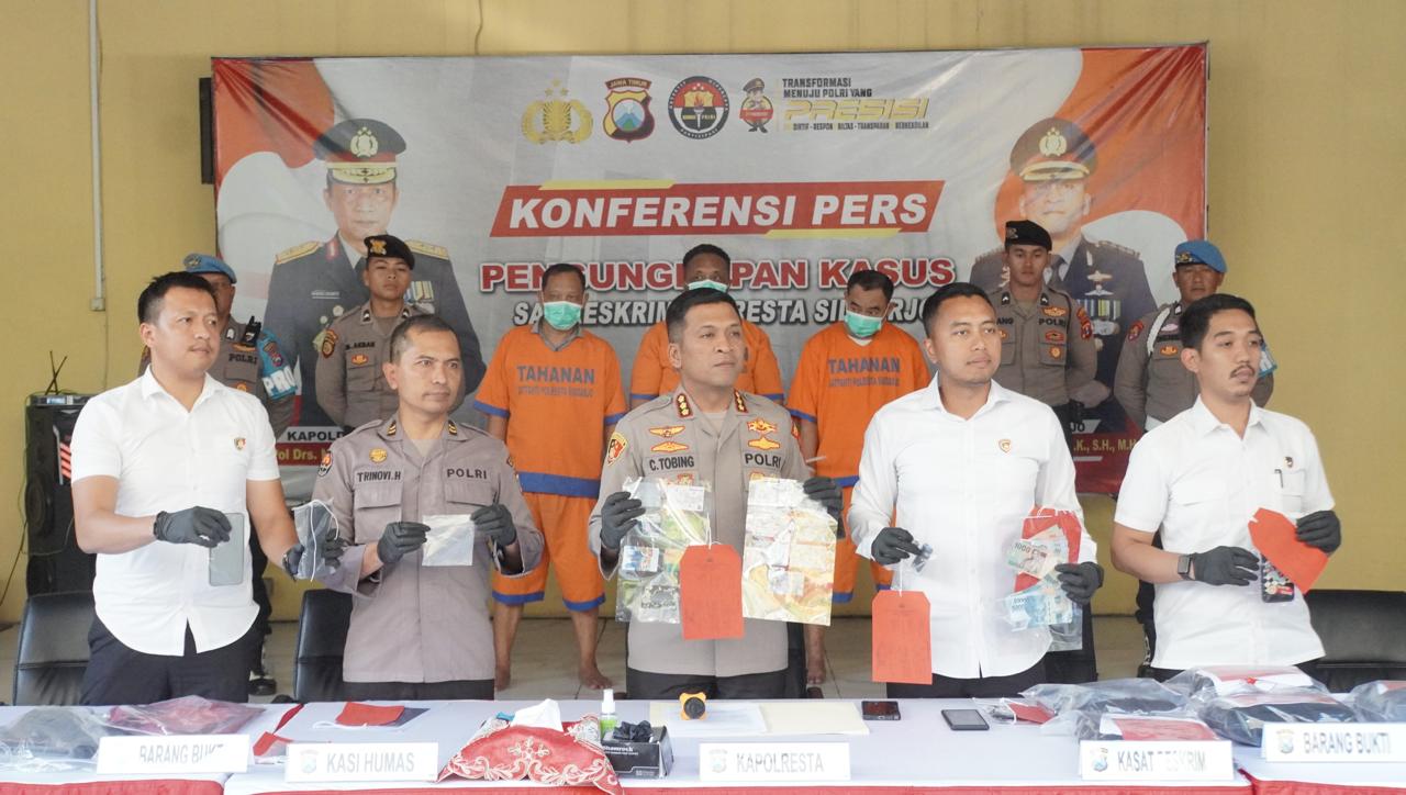 Tiga Spesiali Ganjal ATM di Krembung Berhasil Diamankan Polisi 