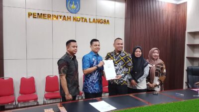 Keterangan Gambar: Pemko Langsa MOU Program Bimbingan dan Latihan Siswa Tamtama dan Bintara TNI AD