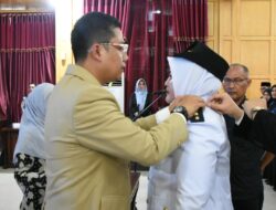Walikota Langsa Lantik Camat Langsa Kota dan Kukuhkan 71 Pejabat Eselon III dan IV