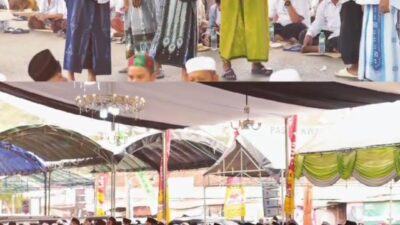 Foto : Ribuan Masyarakat Padati Masjid Jami, Haul Sunan Cendana Kwanyar Bangkalan 