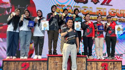 Keterangan Gambar: Kapolri Cup Shooting Championship 2025 Polwan Polda Aceh Raih Juara II