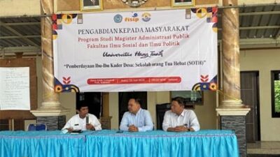 Magister Administrasi Publik UHT Latih Ibu Kader Jadi Agen Perubahan