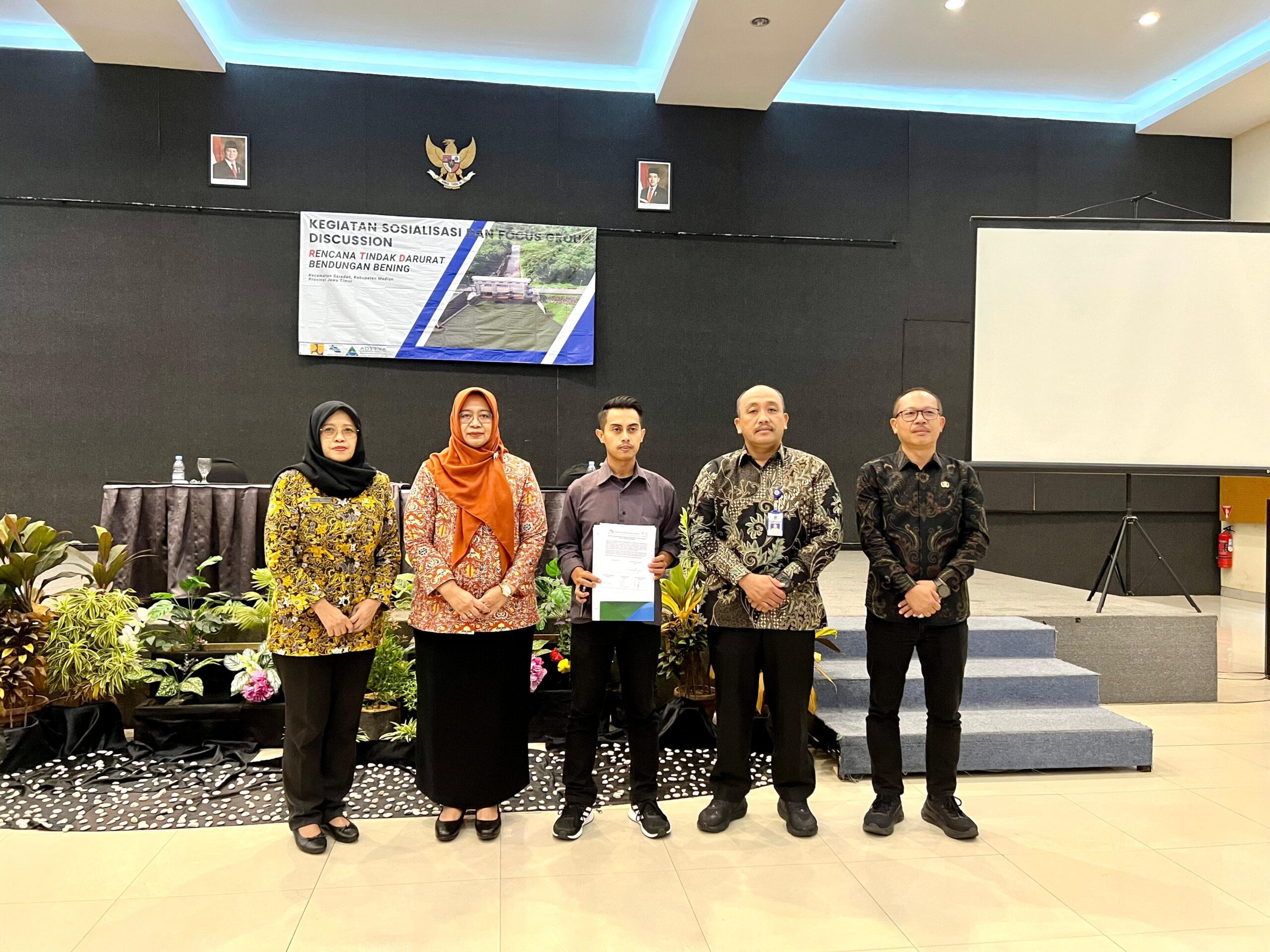 Pemkab Sidoarjo Teken Berita Acara RTD Bendungan Bening