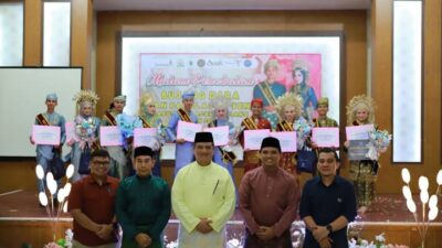 Keterangan Gambar: Bupati Armia Nobatkan Bujang Dara Aceh Tamiang Tahun 2025