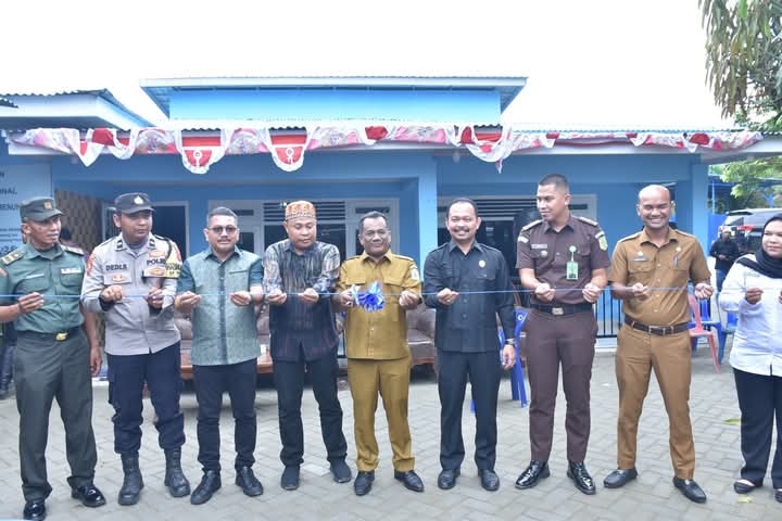 Keterangan Gambar: Wakil Bupati Aceh Tamiang Rermikan Kantor SPPG di Manyak Payed