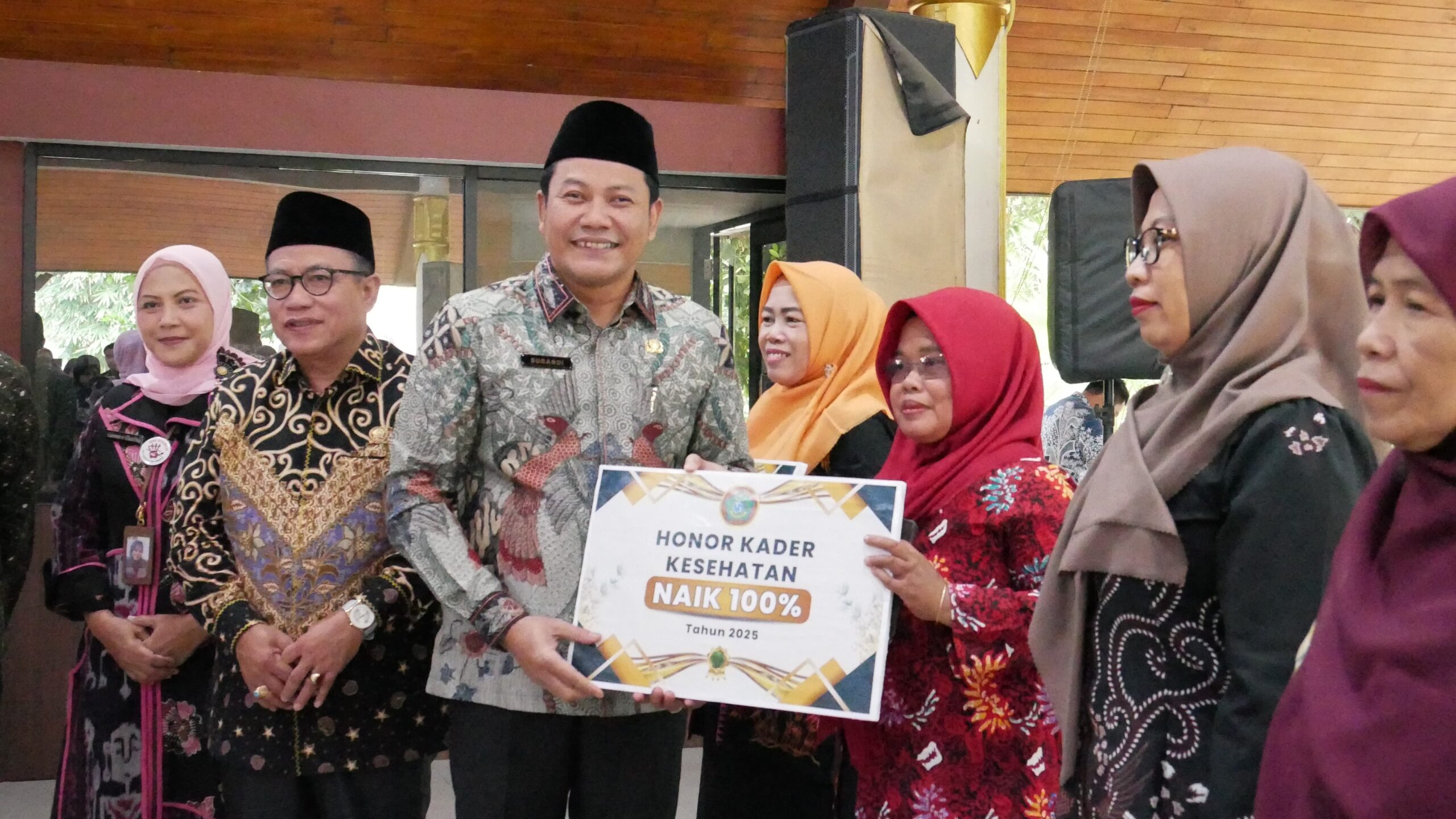 Tekan AKI, AKB, dan Stunting, Bupati Subandi Naikkan Honor Kader Kesehatan 100 Persen