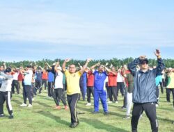 Senam Sehat Massal di Stadion Bentuk ASN Yang Prima Demi Melayani Masyarakat