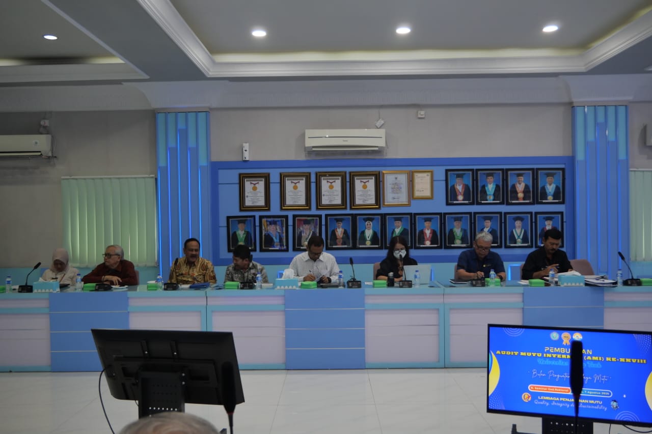 Pembukaan Audit Mutu Internal (AMI) ke-XXVIII UHT: Perkuat Budaya Mutu, Dorong Tata Kelola Unggul dan Adaptif