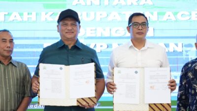Keterangan Gambar: Bupati Armia Membuka Pelatihan Barista
