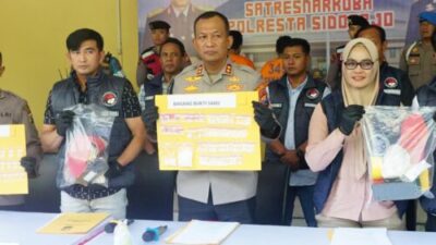 Satresnarkoba Polresta Sidoarjo Ungkap Dua Kasus Sabu 226 Gram dan 18 Pil Ekstasi
