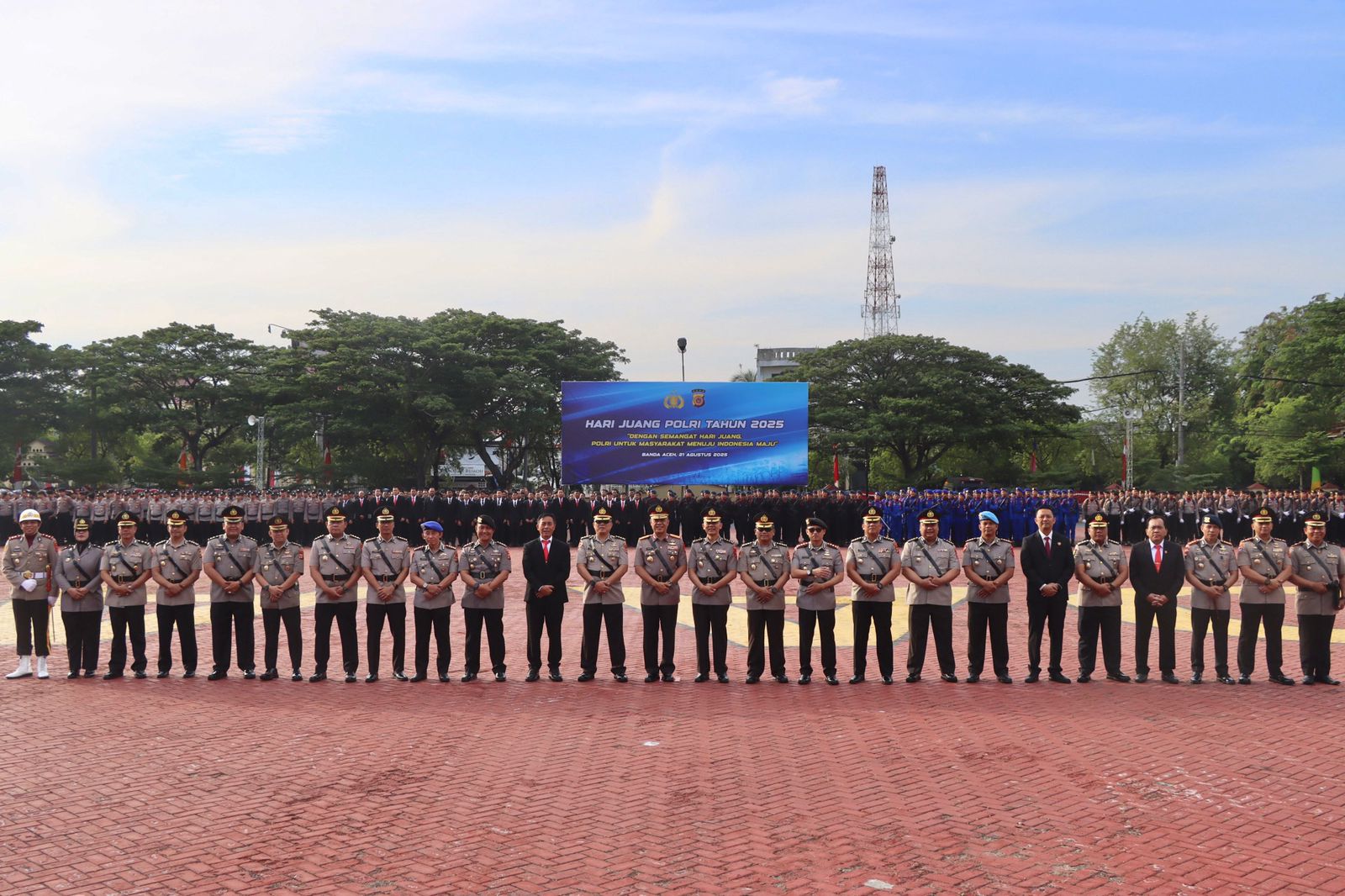 Keterangan Gambar: Polda Aceh Gelar Upacara Hari Juang Polri 2025