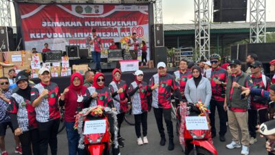Kompak & Meriah Semarak Fun Bike 2025 Kodim 0816 Sidoarjo Rayakan HUT RI ke-80