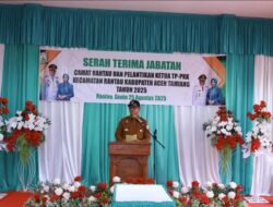 Bupati Hadiri Sertijab Camat Rantau dan Titip Pesan Strategis