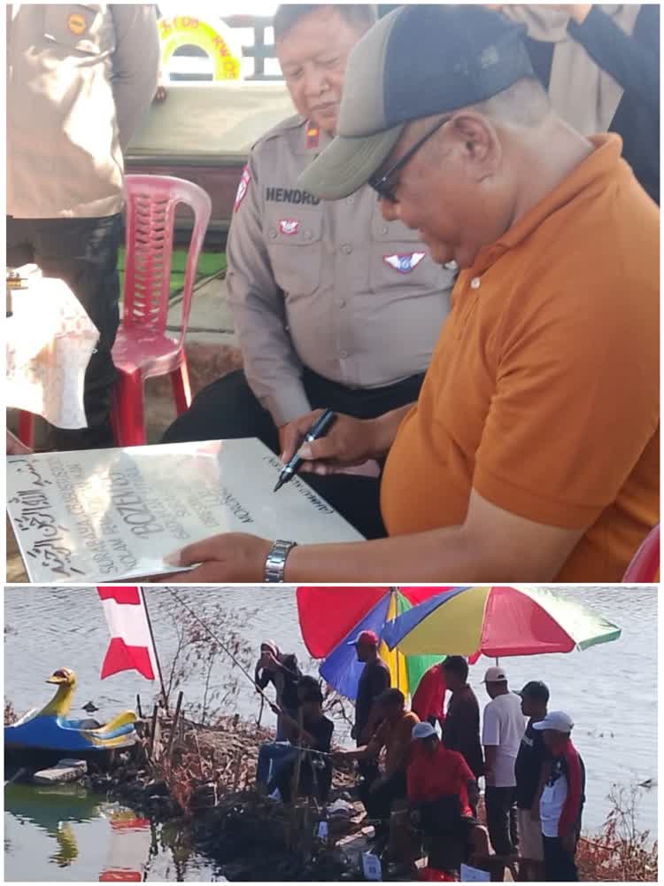 Keterangan Gambar: Lurah Morokrembagan Surabaya Giat Lomba dan Peresmian Kolam Pancing Gadukan 
