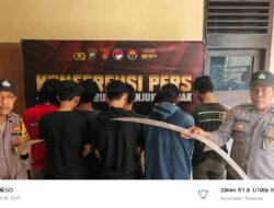 Polres Tanjung Perak Amankan Remaja Kelompok Gangster SSTB dan All Star yang Terlibat Bentrokan di Kalilom Lor Surabaya